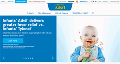 Desktop Screenshot of childrens.advil.com